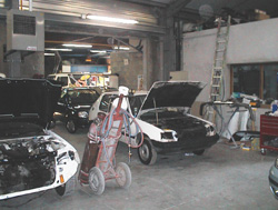 Vue generale du garage